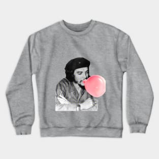 CHE GUEVARA with pink bubble gum Crewneck Sweatshirt